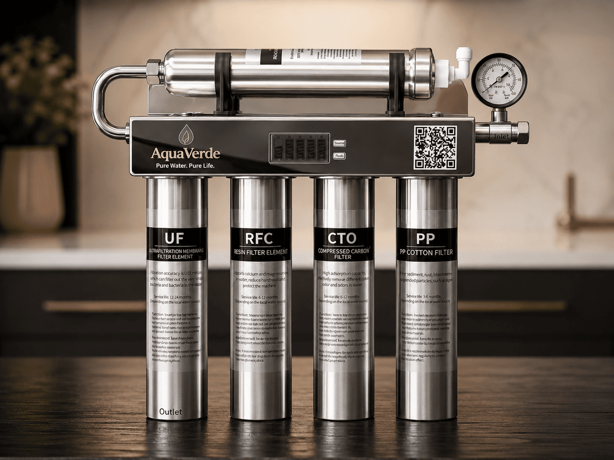 AquaVerde PURE UF5 – widok z przodu