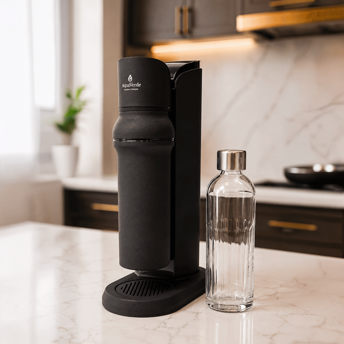 AquaVerde SparkleGlass w kuchni